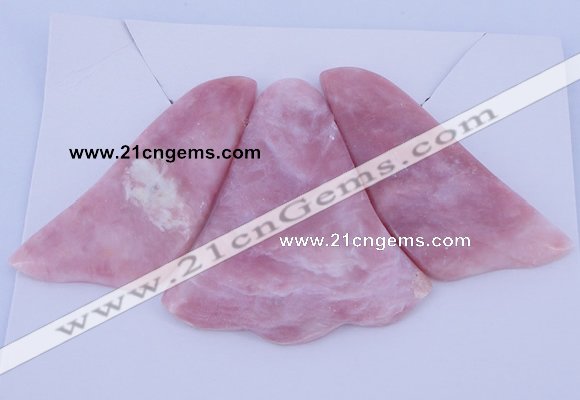 NGP35 Fashion pink opal gemstone pendants set jewelry wholesale