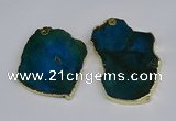 NGP3884 45*55mm - 50*60mm freeform agate gemstone pendants