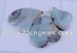 NGP41 Fashion amazonite gemstone pendants set jewelry wholesale