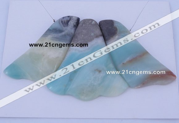 NGP42 Fashion amazonite gemstone pendants set jewelry wholesale