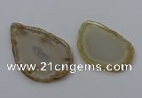 NGP4245 30*50mm - 45*75mm freefrom agate pendants wholesale