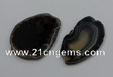 NGP4252 30*50mm - 45*75mm freefrom agate pendants wholesale