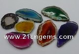 NGP4264 35*50mm - 45*80mm freefrom agate pendants wholesale