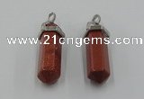 NGP5006 8*30mm sticks goldstone pendants wholesale