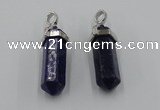 NGP5019 8*30mm sticks lapis lazuli gemstone pendants wholesale