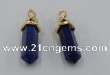 NGP5044 8*30mm sticks lapis lazuli gemstone pendants wholesale
