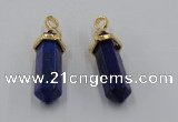 NGP5044 8*30mm sticks lapis lazuli gemstone pendants wholesale