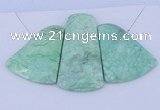 NGP53 Fashion grass turquoise gemstone pendants set jewelry wholesale