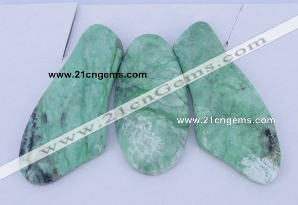 NGP54 Fashion grass turquoise gemstone pendants set jewelry wholesale