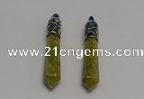 NGP5407 10*65mm sticks unakite gemstone pendants wholesale