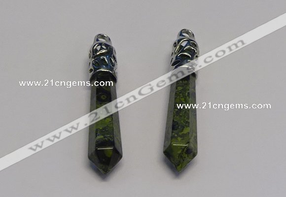 NGP5420 10*65mm sticks kambaba jasper pendants wholesale