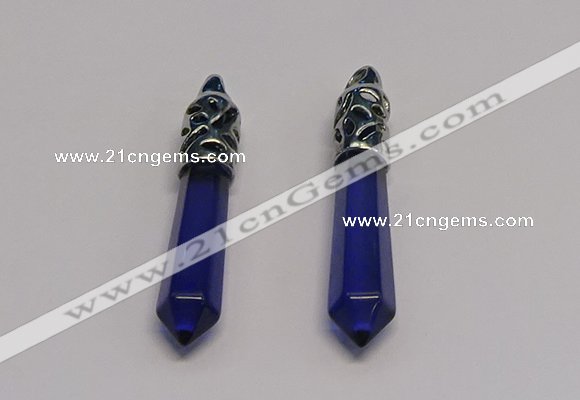 NGP5431 10*65mm sticks crystal glass pendants wholesale