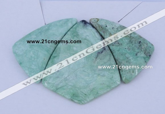 NGP55 Fashion grass turquoise gemstone pendants set jewelry wholesale