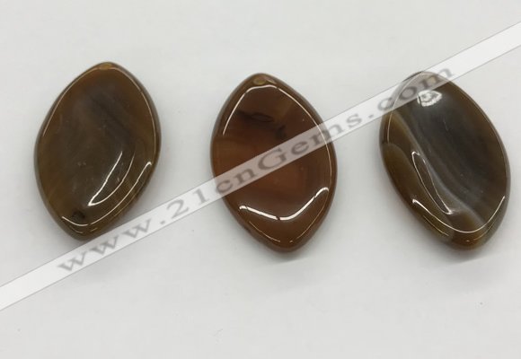 NGP5507 28*50mm marquise agate gemstone pendants