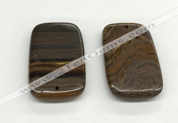 NGP5538 35*55mm rectangle iron tiger pendants wholesale