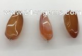 NGP5546 14*40mm - 23*58mm teardrop agate gemstone pendants