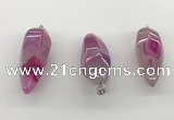 NGP5547 14*40mm - 23*58mm teardrop agate gemstone pendants