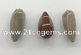 NGP5552 14*40mm - 23*58mm teardrop jade pendants wholesale