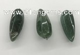 NGP5556 14*40mm - 23*58mm teardrop Canadian jade pendants