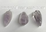 NGP5567 18*40mm - 23*58mm teardrop lavender amethyst pendants