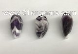 NGP5570 18*40mm - 23*58mm teardrop dogtooth amethyst pendants