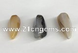 NGP5571 18*40mm - 23*58mm teardrop agate gemstone pendants