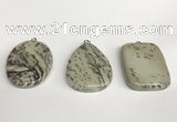 NGP5761 30*40mm freefrom jasper gemstone pendants wholesale