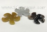 NGP5810 44mm - 46mm flower agate gemstone pendants wholesale