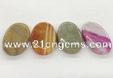 NGP5825 30*55mm oval agate gemstone pendants wholesale