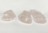 NGP5850 30*45mm - 40*60mm freeform rose quartz slab pendants