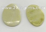 NGP5863 35*55mm - 38*58mm freeform lemon jade pendants wholesale