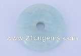 NGP603 5pcs 7*35mm amazonite gemstone donut pendants wholesale