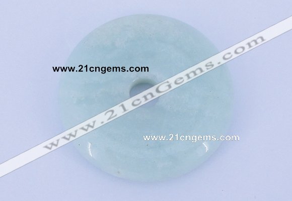 NGP603 5pcs 7*35mm amazonite gemstone donut pendants wholesale