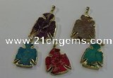 NGP6030 25*35mm - 30*40mm angel sea sediment jasper pendants