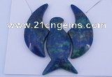 NGP64 Fashion chrysocolla gemstone pendants set jewelry wholesale