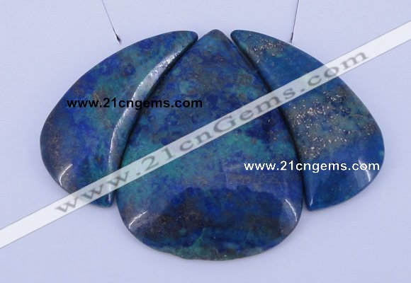 NGP67 Fashion chrysocolla gemstone pendants set jewelry wholesale