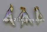 NGP6713 10*25mm - 20*45mm freeform pearl pendants wholesale