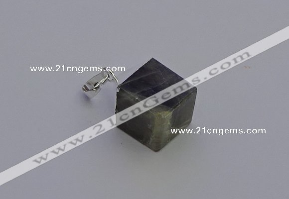 NGP6796 15*22mm cube labradorite gemstone pendants wholesale