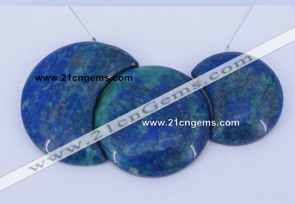 NGP68 Fashion chrysocolla gemstone pendants set jewelry wholesale