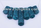 NGP71 Fashion chrysocolla gemstone pendants set jewelry wholesale