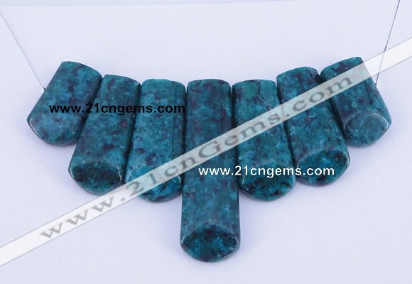 NGP71 Fashion chrysocolla gemstone pendants set jewelry wholesale