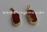 NGP7244 10*20mm - 10*22mm oval mookaite gemstone pendants