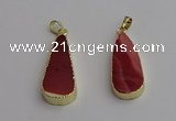 NGP7245 10*40mm flat teardrop mookaite gemstone pendants