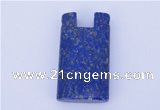 NGP725 18*32mm rectangle natural lapis lazuli gemstone pendant