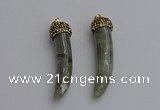 NGP7310 8*50mm - 10*55mm oxhorn labradorite pendants wholesale