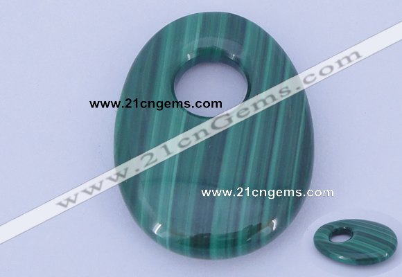 NGP734 20*30mm oval natural malachite gemstone pendant wholesale