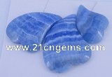 NGP74 Fashion blue lace agate gemstone pendants set jewelry wholesale
