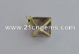 NGP7553 20*22mm white crystal pendants wholesale