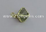 NGP7558 20*22mm fluorite gemstone pendants wholesale