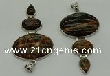 NGP8036 50*82mm - 52*86mm Africa stone pendant set jewelry